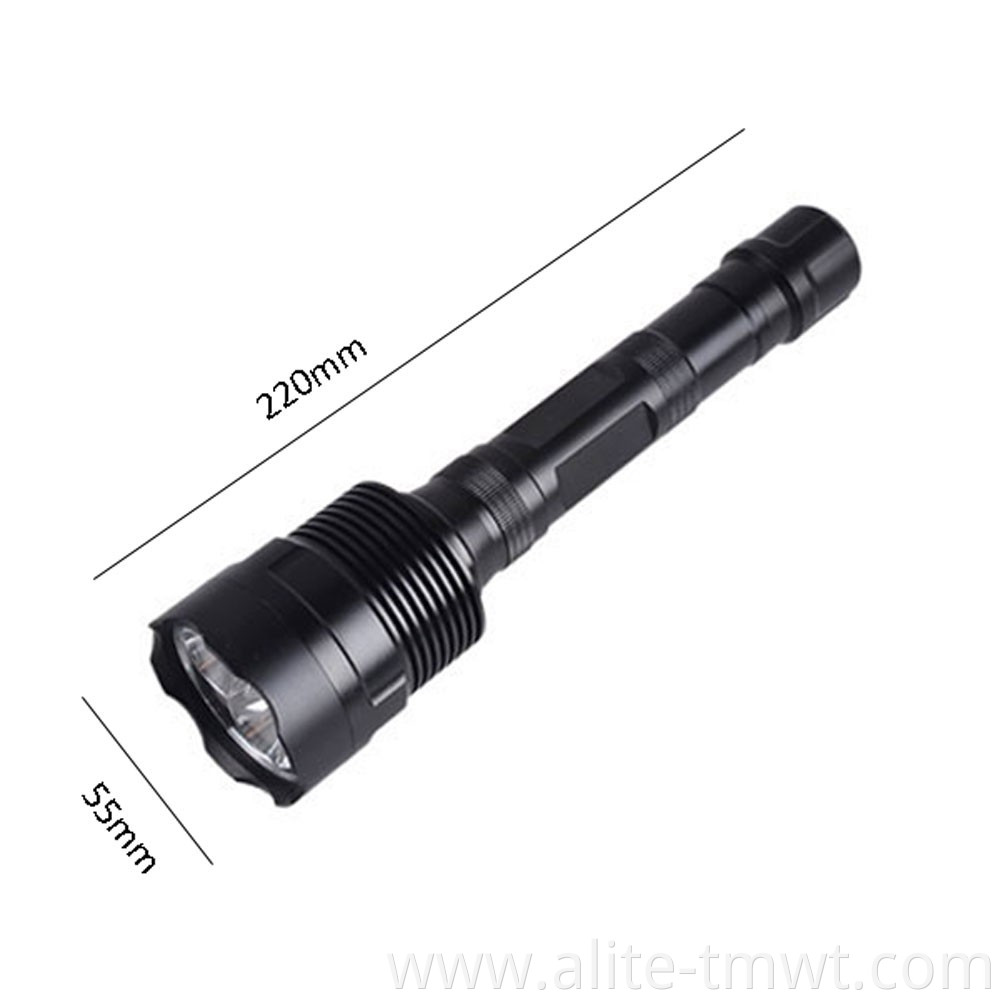 strong powerful black light 30w 395nm 365nm led purple light uv flashlight torch